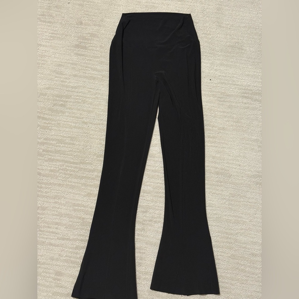 Norma Kamali Black Flare Pants